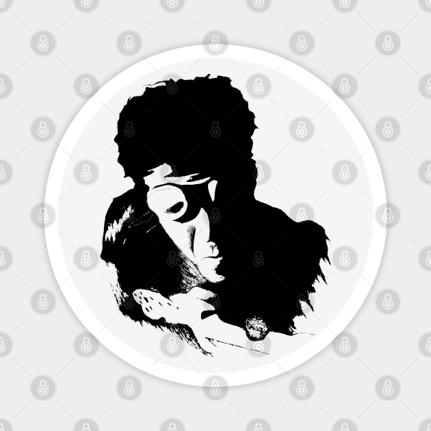Tom Waits Portrait Art Magnet by surmind